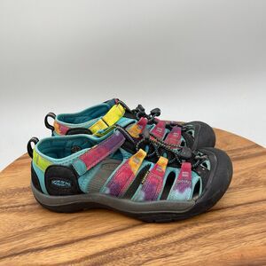 Keen Newport H2 Sandals Youth Girls Size 6 TieDye Sport Water Hiking Walking